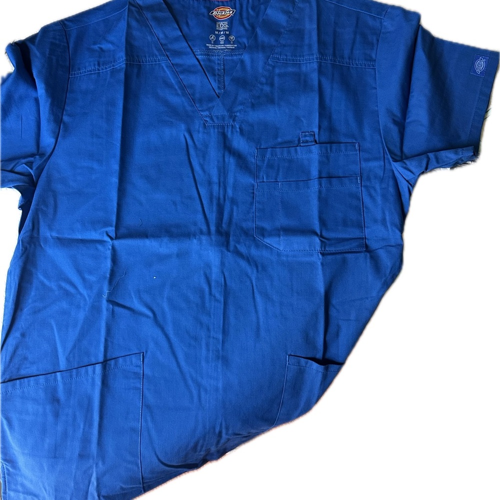 Dickies Blue Crew Neck Cotton Shirt